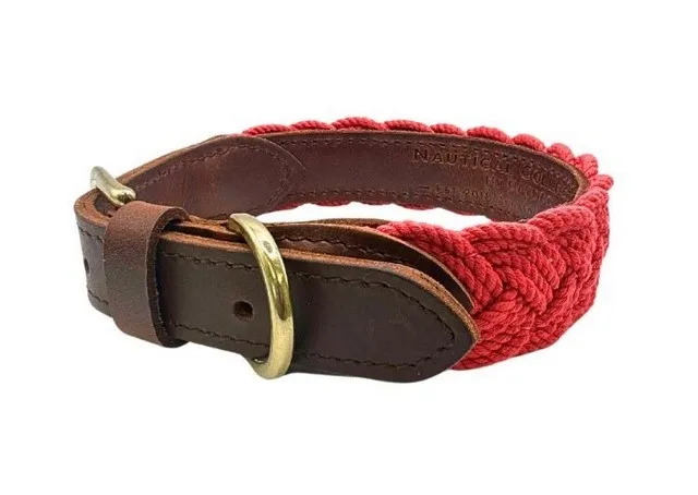 1ea Baydog SM Clifford Red Seaside Collar - Dog/Cat Supplements